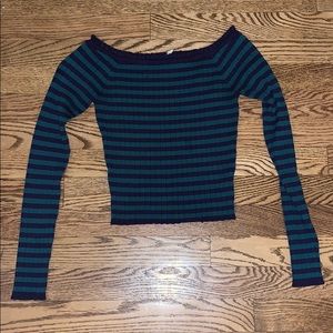 pac sun ribbed crop top